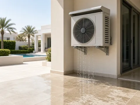 AC dripping from the outdoor unit