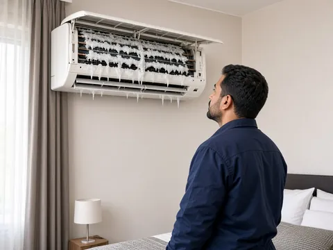 AC freezing and ice on the coil