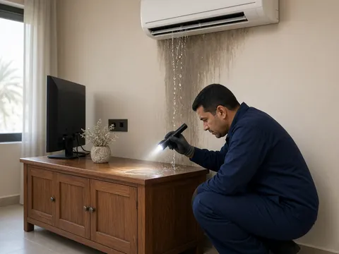 AC leaking water