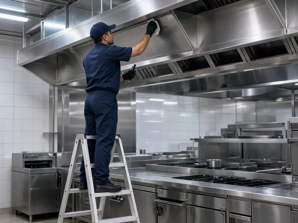 Restaurant kitchen exhaust cleaning in the UAE