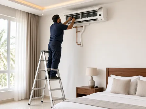 AC installation, shifting and removal